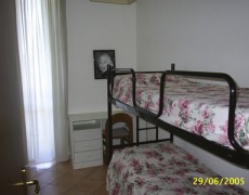 Camera con letto a castello